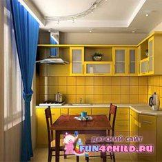 Как обустроить маленькую кухню?